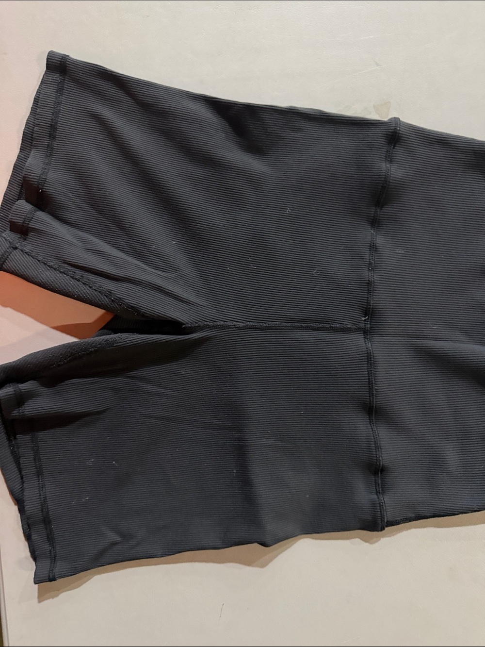 Black Women’s Ribbed Shorts